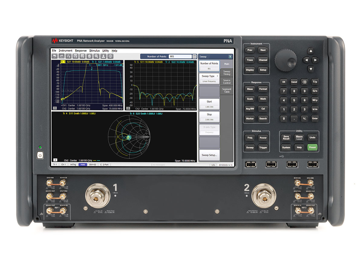 N5222B - Keysight / Agilent Network Analyzer - Click Image to Close