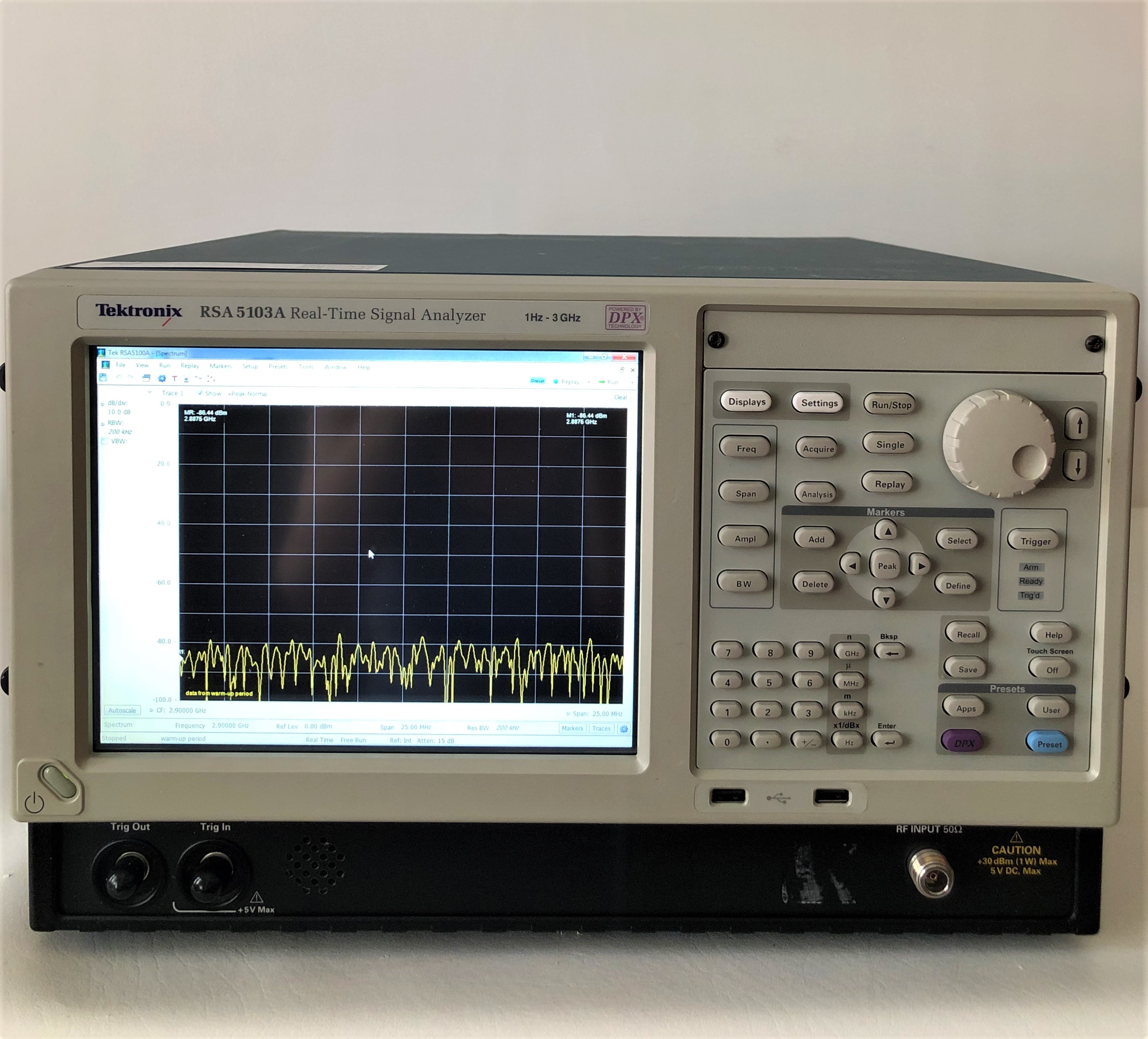 RSA5130A - Tektronix Spectrum Analyzer - Click Image to Close