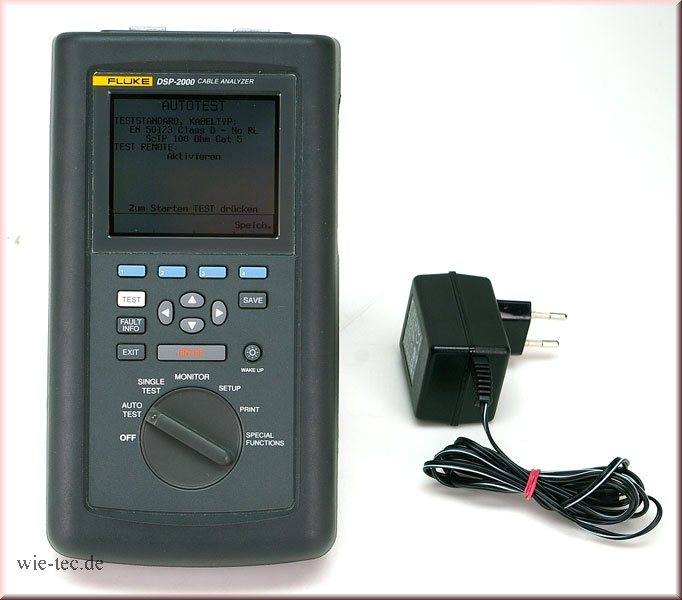 DSP-2000 - Fluke Networks Cable Analyzer - Click Image to Close