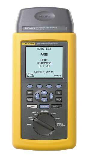 DSP-4000 - Fluke Networks Cable Analyzer