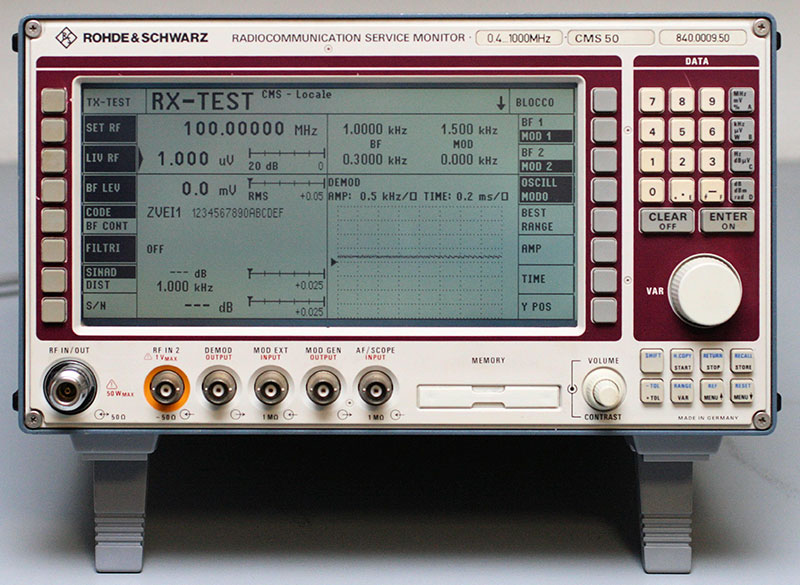 CMS50 - Rohde & Schwarz Communication Equipment - Click Image to Close