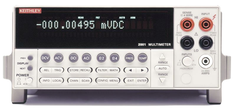 2001 - Keithley Instruments Multimeter - Click Image to Close