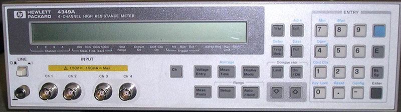 4349A - Keysight (Agilent) Resistance Meter - Click Image to Close